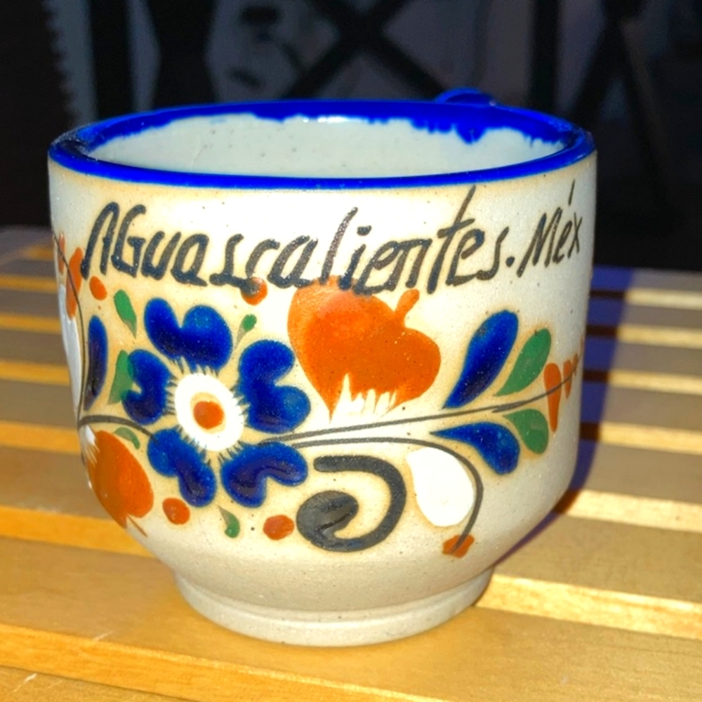 Mexico Stoneware Pottery Handmade Mug